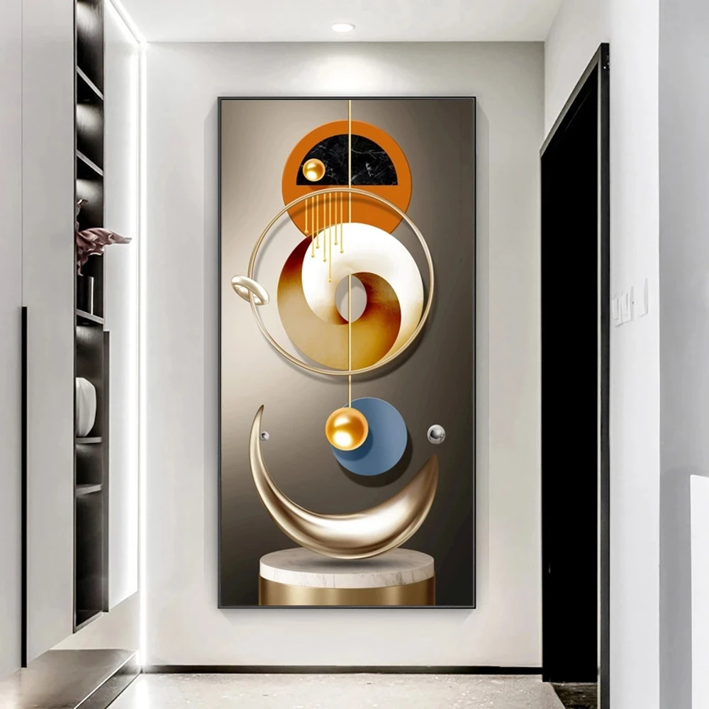 Скандинавский простой современный абстрактный геометрический холст живопись