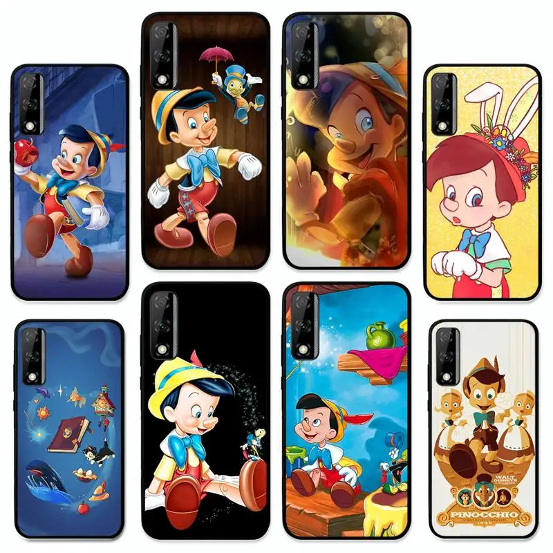

Disney Pinocchio Phone Case for Huawei Y 6 9 7 5 8s prime 2019 2018 enjoy 7 plus