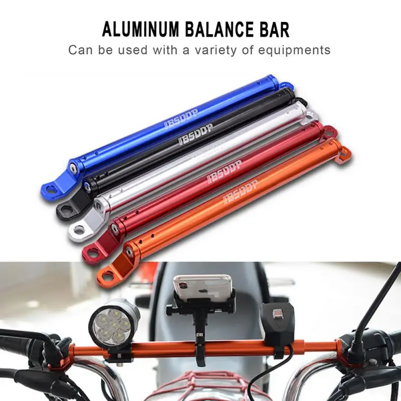 

New Motorcycle Modified Aluminum Alloy Extension Handlebar Balance Bar Electric Car Bibcock Multi-function Accessories