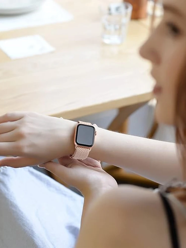 Эластичный Ремешок С Плетеной Петлей Solo Loop Для Apple Watch 44 Мм 45 49 42 40 41