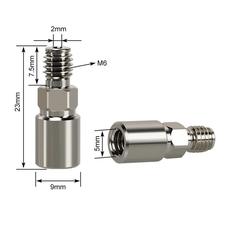 Адаптер для V6 Pro увеличения Super Flow / Rapido Hot End высокоскоростной 3D-печати и