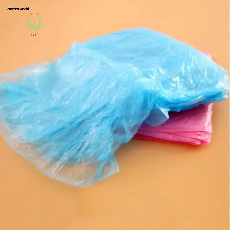 Disposable PVC Raincoat Rainwear Suit Thickened Waterproof Rain Poncho Coat Adult Clear Transparent Wholesale Newest Raincoat