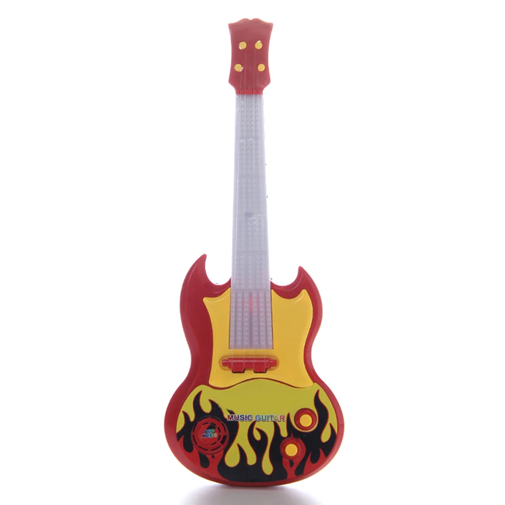 

Электрическая светящаяся гитара, игрушка для раннего развития, имитация детских музыкальных игрушек