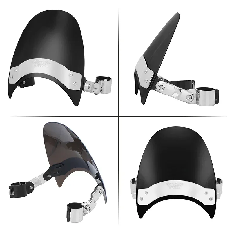 Аксессуары для мотоциклов лобовое стекло черный хромированный козырек Harley Sportster