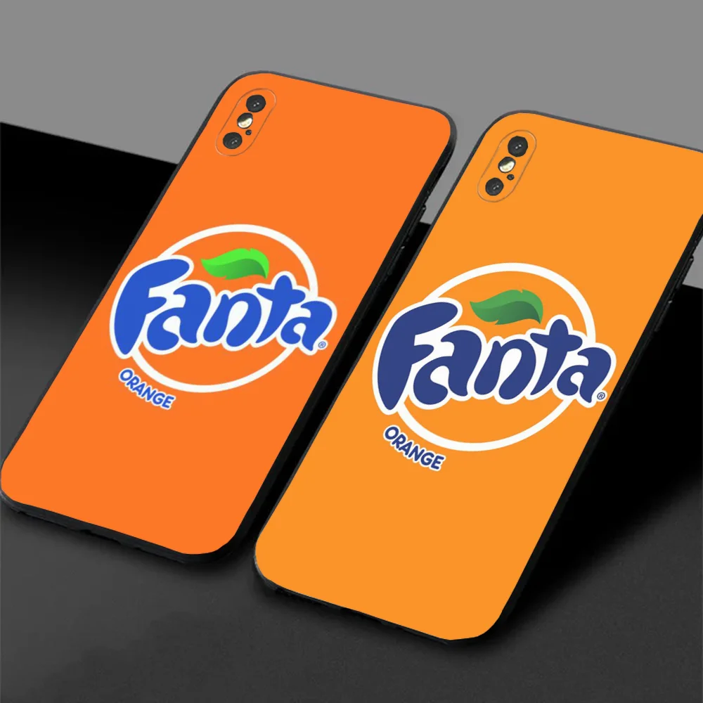 F-FantaS Drinks Phone Case For Samsung S24 23 22 30 21 10 9 Ultra Plus Lite FE 5G Black Soft