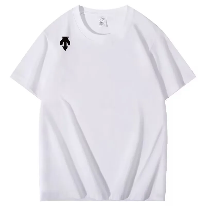 2023 Men's Casual Crewneck T-shirt Summer Embroidered Short Sleeve