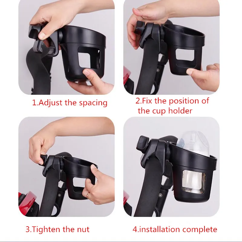 Baby Stroller Cup Holder Universal Kids Car Bottle Rack Bike Drink Holder Pram Organizer Accessories FOR BeeYoya Yoyo