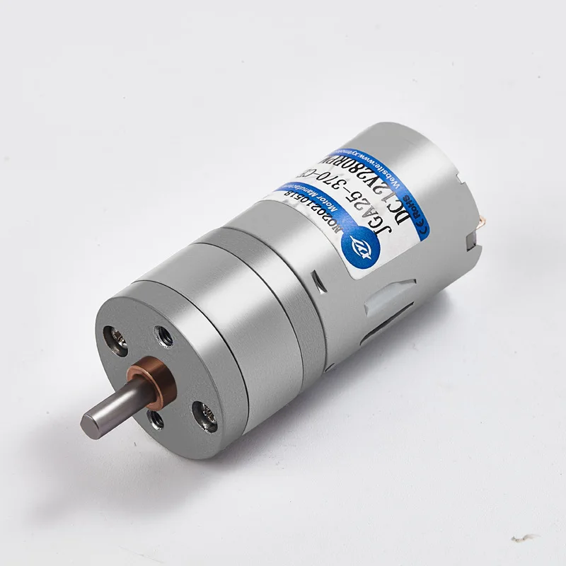 

JGA25-370 Miniature Geared Motor DC Motor 6V 12V 24V Electric Geared Motor High Torque 12/16/26/30/35/60/77/130/170/280/620/1360