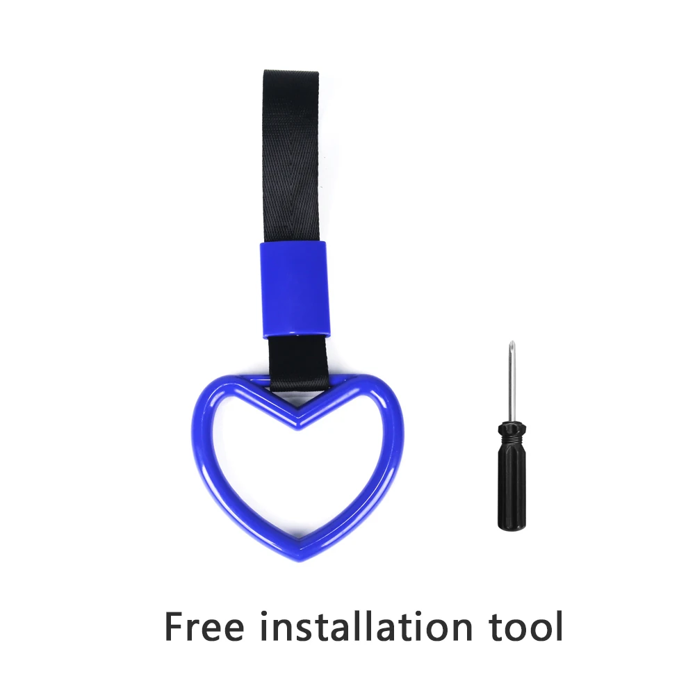 

Аксессуар Для Автомобиля В Стиле JDM Train Bus Drift - Брелок-кольцо Tsurikawa В Форме Сердца, Ремешок На Руку, 1 Шт.