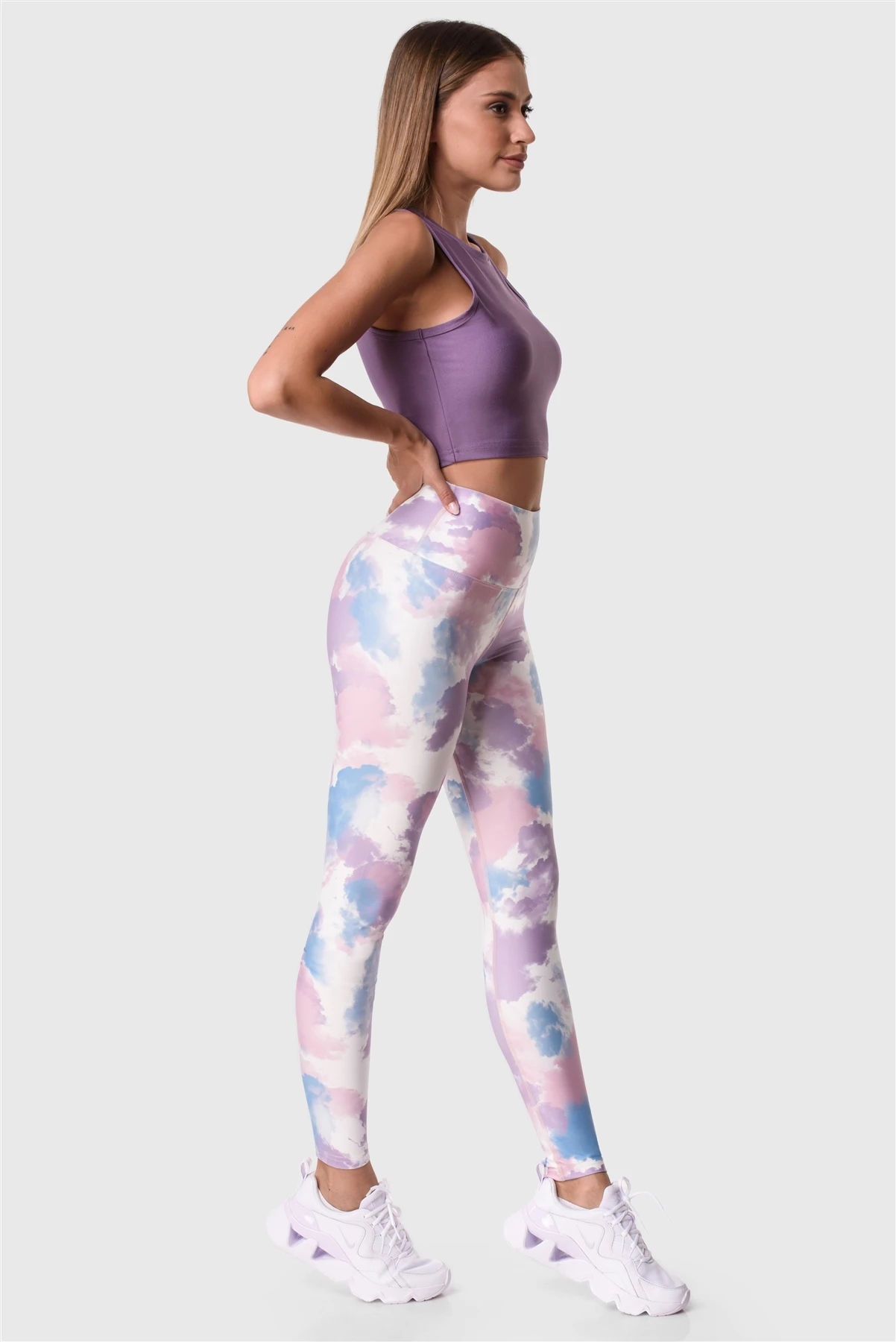 Superstacy Digital High Waist Patterned Fitness Leggings