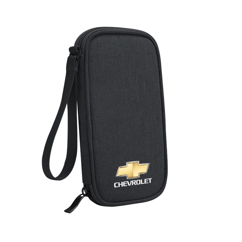 

Портативная автомобильная сумка для хранения для Chevrolet Spark Captiva Cruze Tracker Orlando, ключи от машины, водительские права, кабель, чехол для карт, гаджета