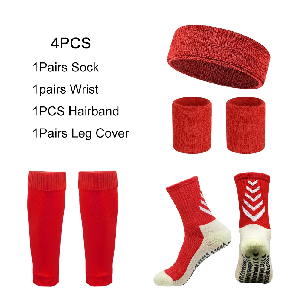 Набор Из 4 Профессиональных Тренировочных Носков Унисекс Футбольные Носки Для