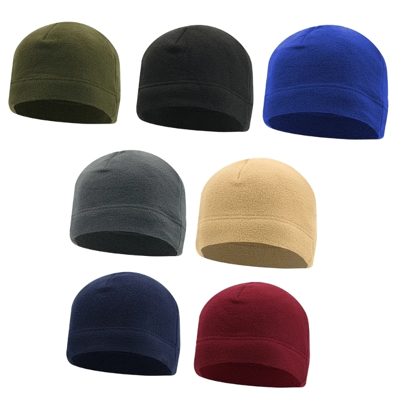 

Fleece Watch Armies Militaries Beanie Hat Winter Skull for Men Women