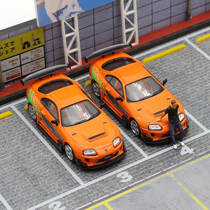 

1:64 Fast & Furious Supra A80Z Alloy Car Diecasts & Toy Vehicles Car Model Miniature Scale Model Car For Children