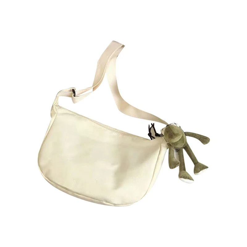 

Korean Style Messenger One-Shoulder Trendy Hip-Hop All-Match Solid Color Bag