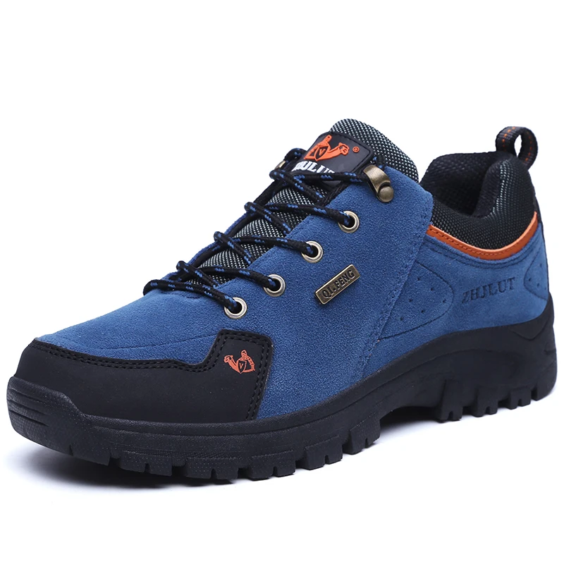 HIKEUP Outdoor Walking Mountain Shoes Couple Models Padded Warm Casual Sports Men Women Cotton Shoes Anti-Slip Wear Resistant