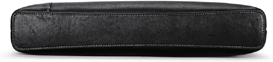 VANNANBA Genuine Leather Laptop Bag 18 Inch Large Capacity Computer Sleeve Case Waterproof Lightweight Briefcase with Handle