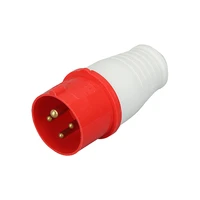16a 4 pin industrial field male and female socketplug ip44 3pe 380415v waterproof and dustproof power connector