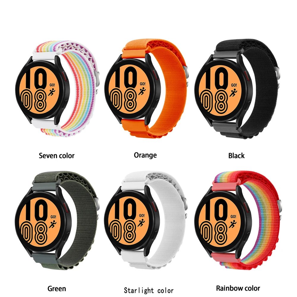 18MM 20MM 22MM Nylon Alpine Loop Watch Strap For Garmin Venu GarminMove 3 Garmin Active S Vivoactive 4 4S 3 Quick Release Bands