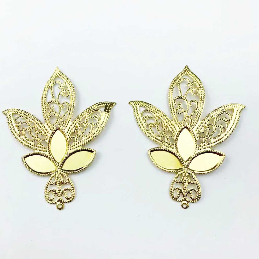 

100 шт. металлический полый Птерис цветок пленка бисер шитье Косплей Костюм древняя невеста волосы головной убор сумка Одежда Украшение