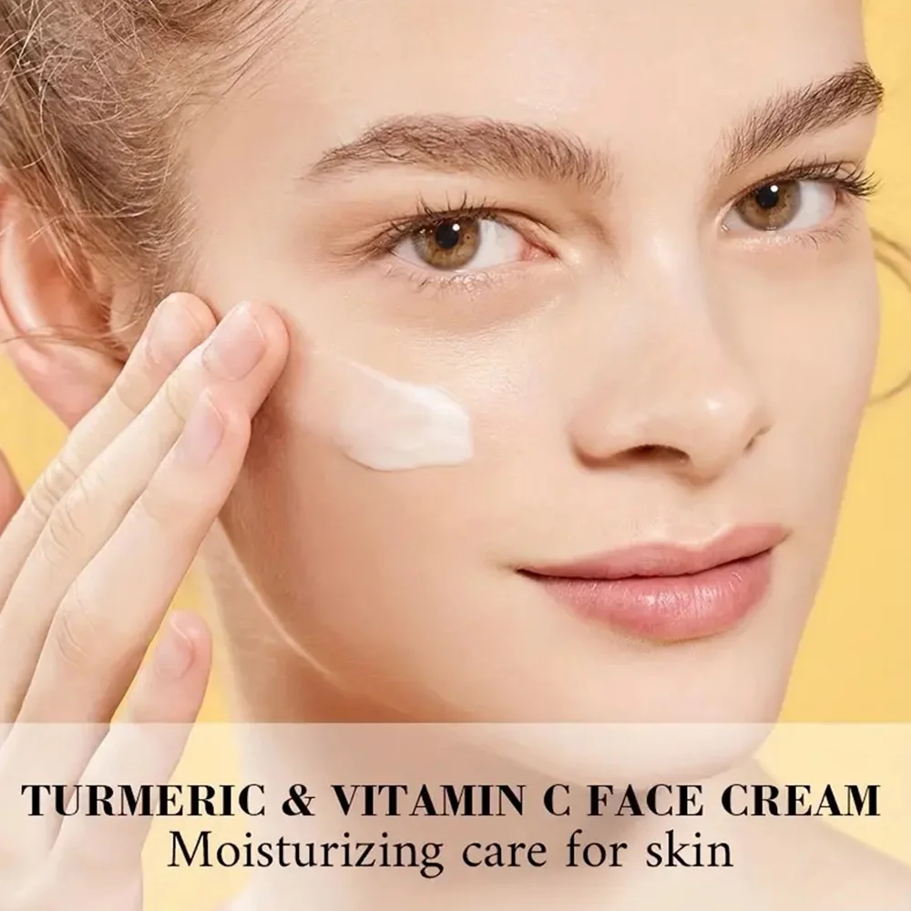 Крем Для Лица С Витамином И Куркумой - Осветляющая Сыворотка Антиоксидантная