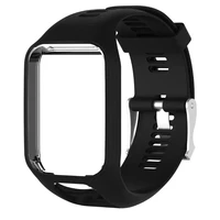 hot silicone replacement wrist band strap for tomtom runner 2 3 spark 3 gps watch