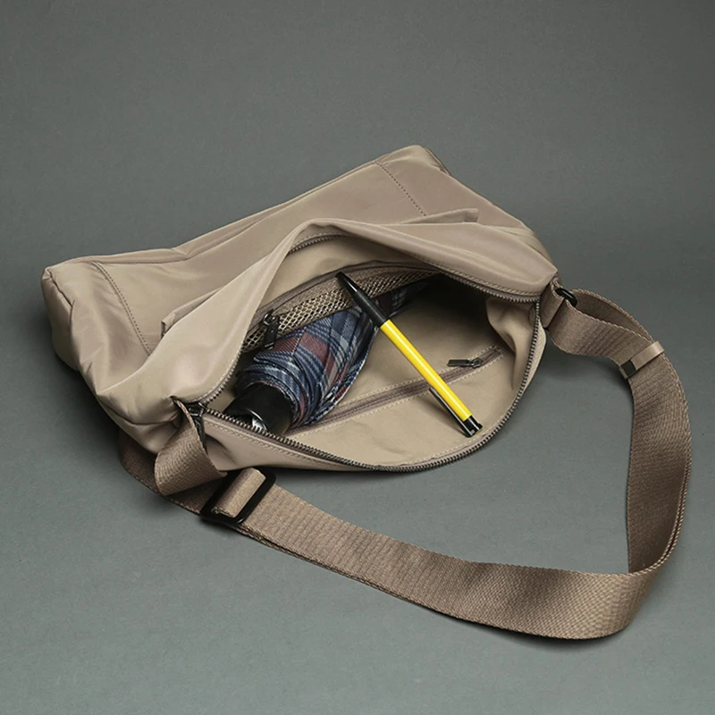 Модная мерсеризационная сумка-мессенджер цвет хаки Повседневная Холщовая Сумка