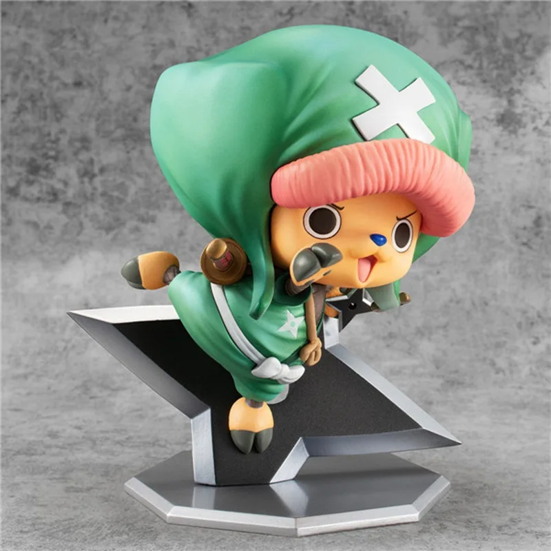 10 см цельное аниме Kawaii Ninja Joba Tony Chopper Cute Q Ver. Фигурка ПВХ Коллекционная модель