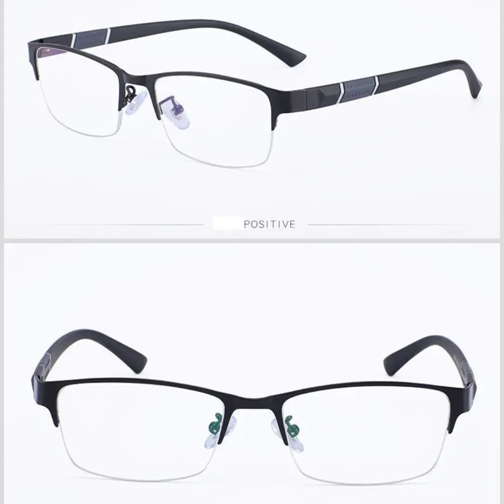 Поликарбонатные фотохромные очки для близорукости черного и синего цвета с