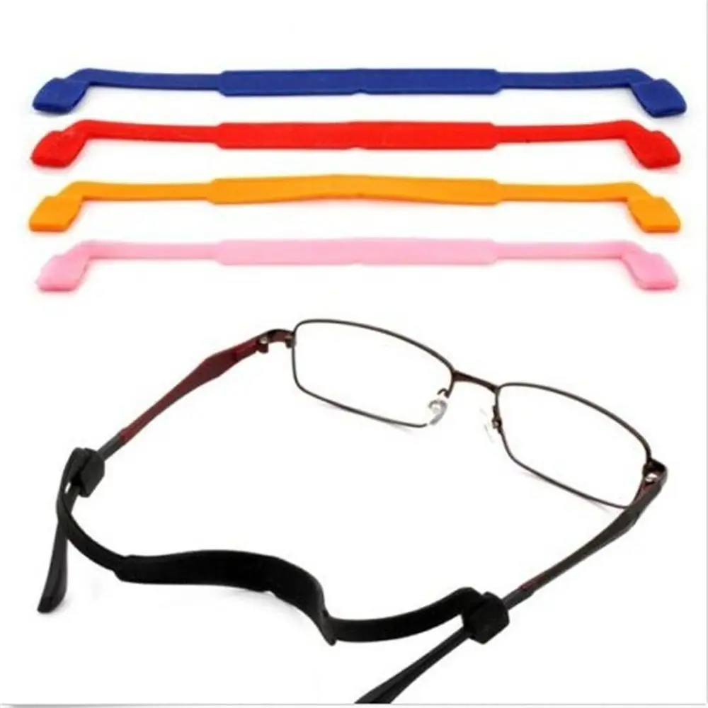 

1 PC Adjustable Sports Band Cord Sunglasses Holder Silicone Eyeglasses Strap Glasses