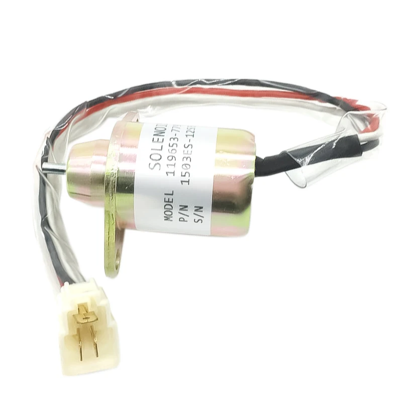 119653-77950 стопорный электромагнитный клапан 12 В для двигателя Yanmar 1503ES-12S5SUC5S 119285-77950