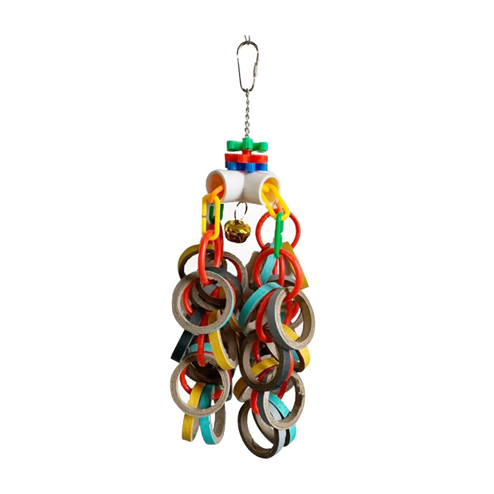 

Cage Bite Toy Hanging Swing Paper Large Parrot Toys for Cockatoos Parakeets