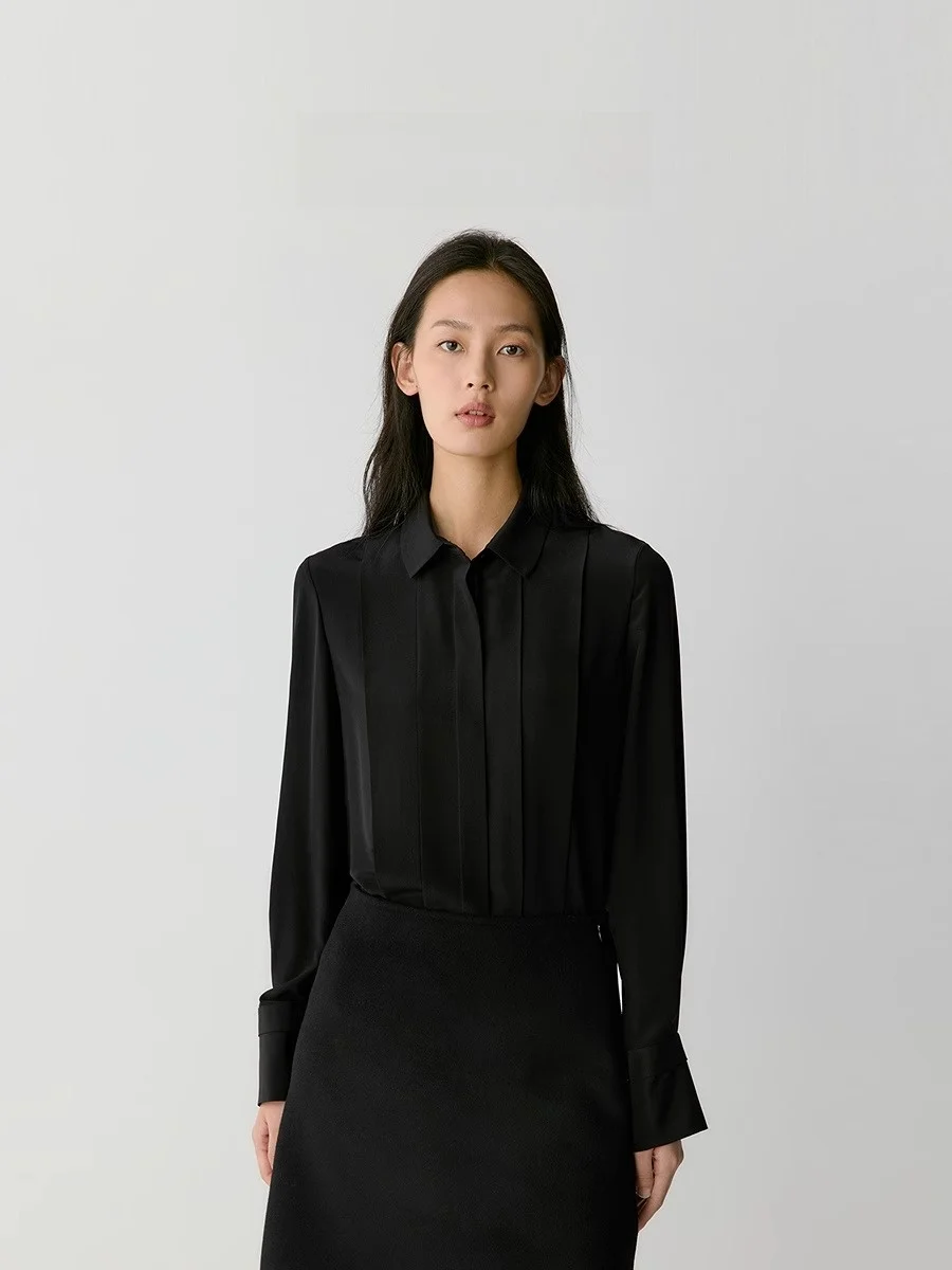 Icicle Wo Женская одежда 2024 ранняя осень новые свободные универсальные шелковые