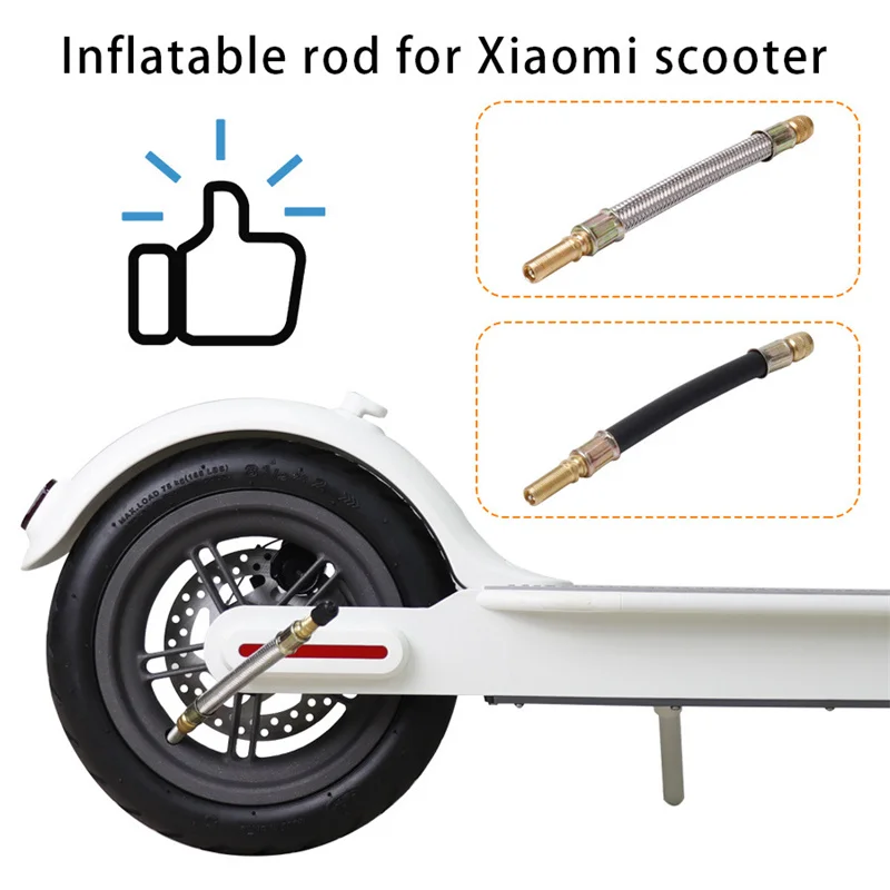 

Силиконовые сопла для скутеров Xiaomi Mijia M365, портативный удлиненный клапан, адаптер для электрического скутера, скейтборда, велосипедные аксессуары