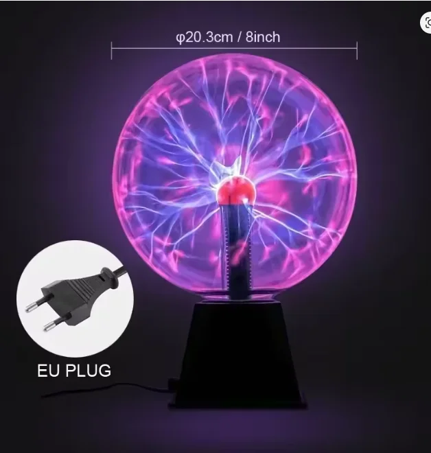 

Светодиодный ночник ЗОДОЛАМП плазменный шар 3/4/5/6/8 дюймов