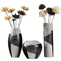 modern ceramic vases pottery decoration living room flower arrangement modern home simple tv cabinet ceramic gift