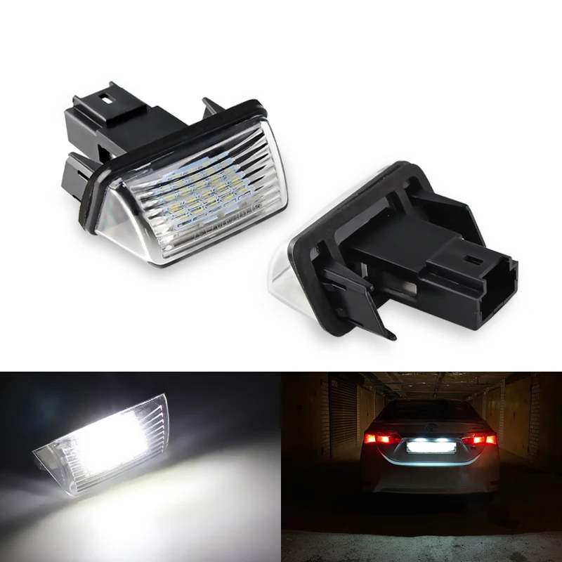 2 шт. Светодиодный фонарь номерного знака для Citroen C3 C4 C5 Berlingo Saxo Xsara Picasso Peugeot 206 207 306 307 308 5008.