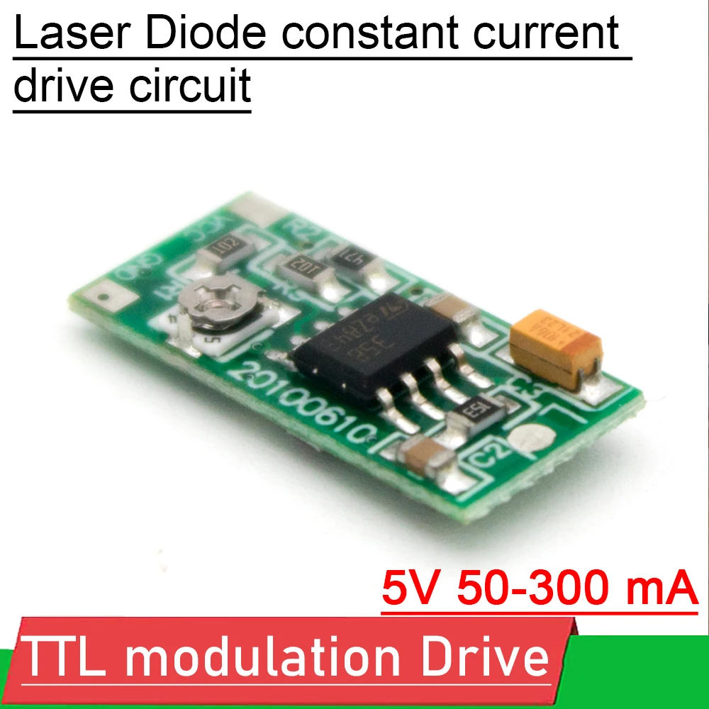 635nm 650nm 808nm 980nm 5V Laser Diode Driver Board Constant current drive circuit TTL modulation 40-350mA LD A11