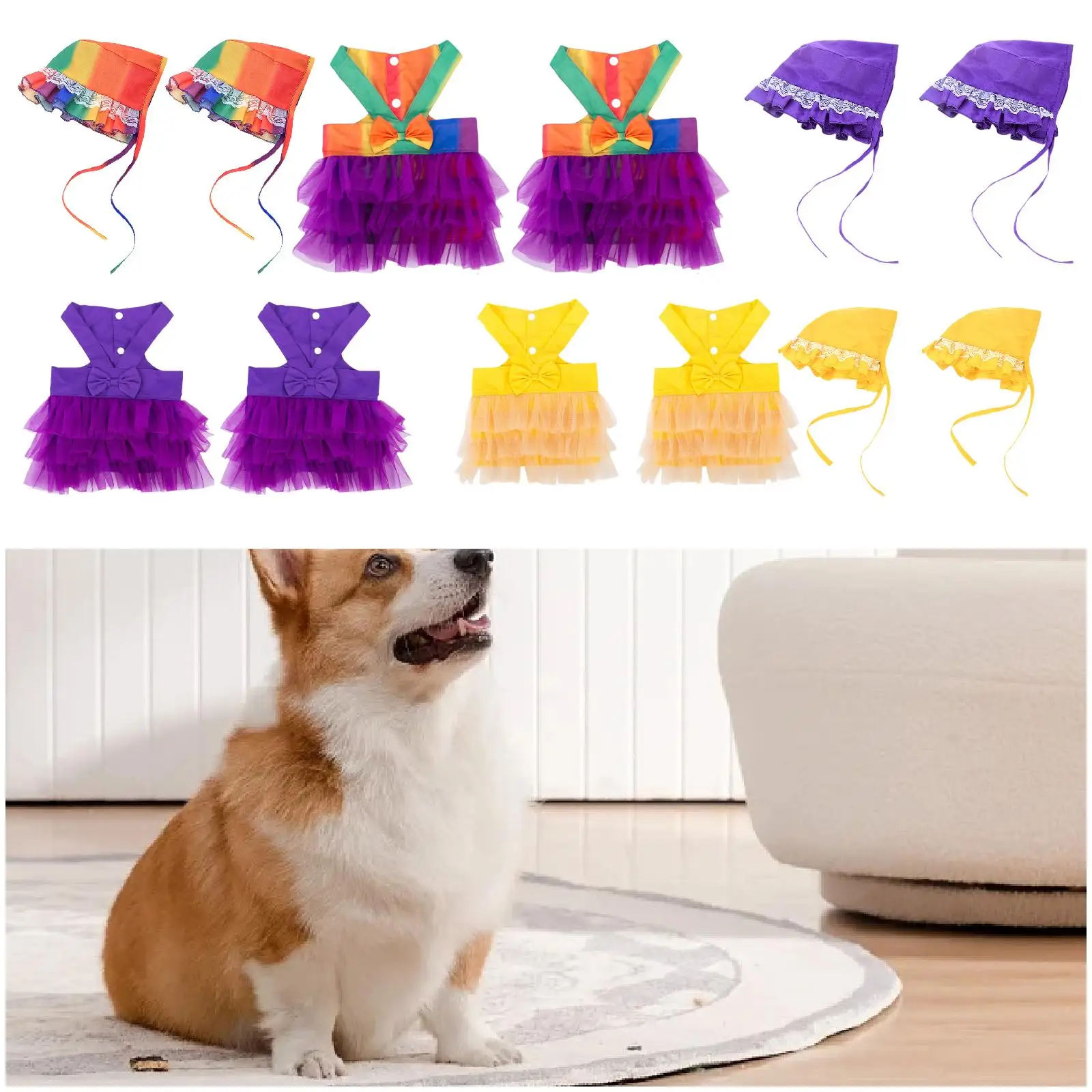 2 шт. Солнцезащитная шляпа для щенков