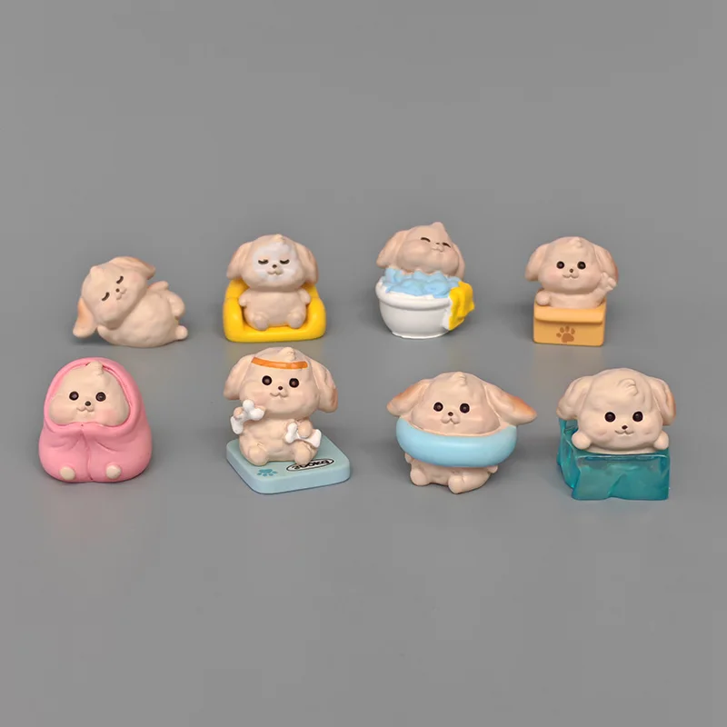 10 шт. мультяшная фигурка щенка собака сделай сам ландшафтный домашний милый