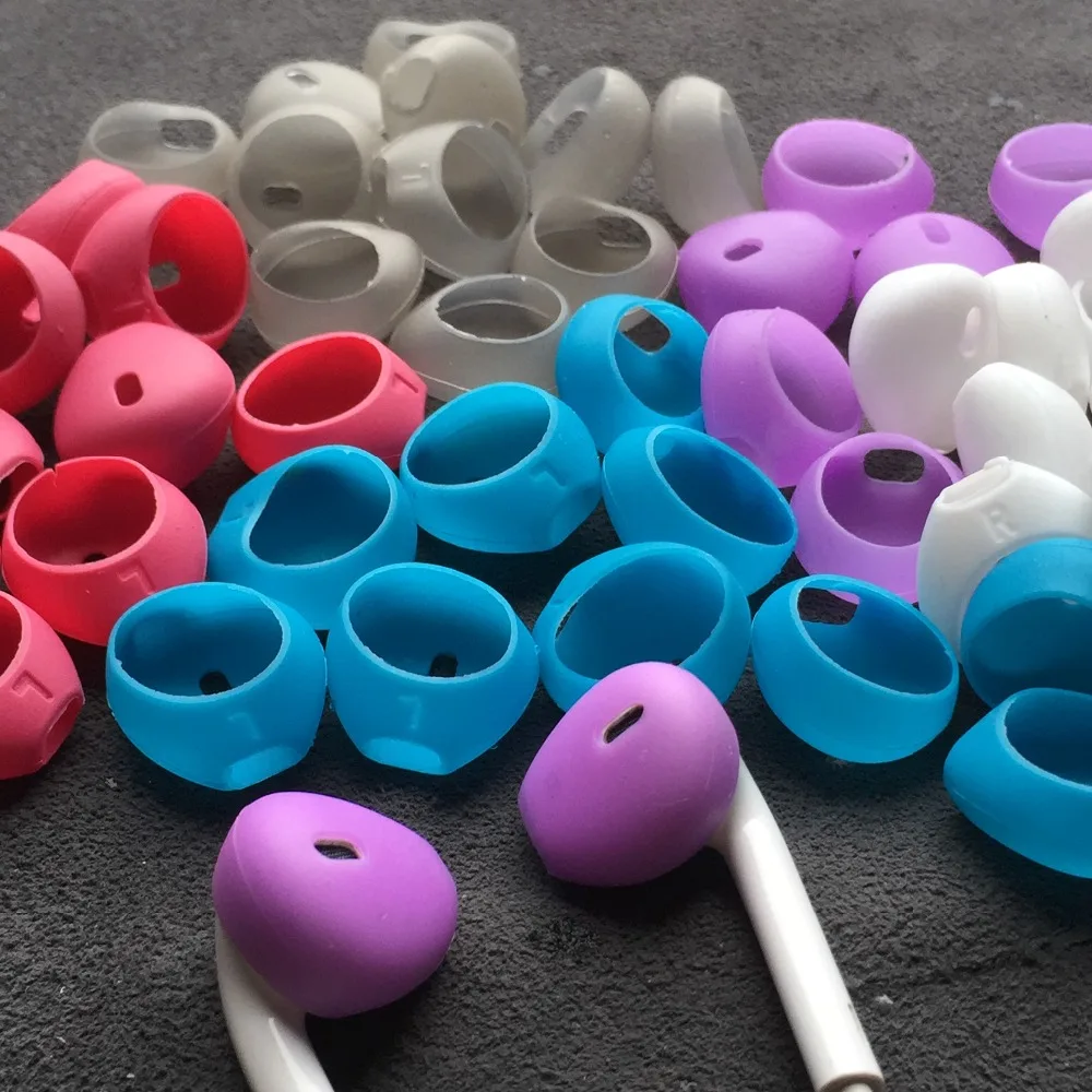 Silicone Earbuds Tips Eartips Ear Case For Earpods Covers Iphone6 7 8 Plus X Xsmax Earphone Cushion Airpods Case Ear Caps