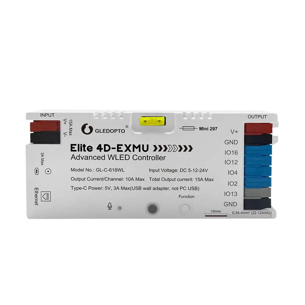 

GLEDOPTO Elite 4D-EXMU RGB-контроллер