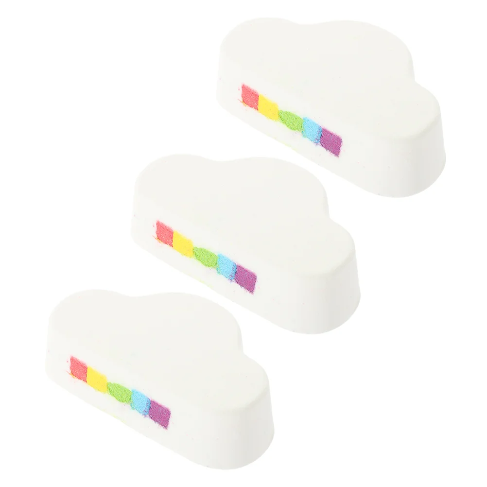 

Cloud Shape Bubble Making Aroma Bath Bombss Rainbow Bubble Aroma Practical Adorable Essential Oil Essential Oil Adorable Lovely