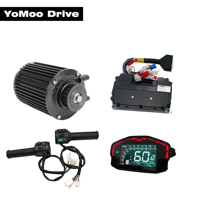 

QS90 1KW Mid Drive Motor Kits With ND72260 Sine Wave Controller DKD Display T08 Multifunctional Throttle