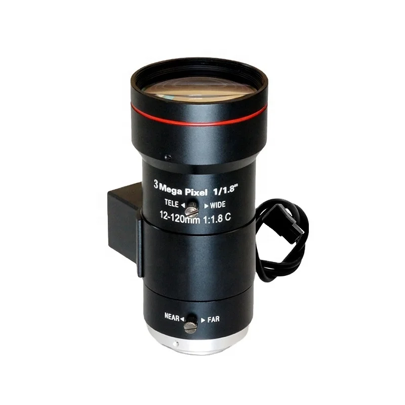 

12-120mm 3MP Auto Iris Varifocal CS Mount Parts Vision Industrial Security Accessories Lenses CCTV Camera Lens