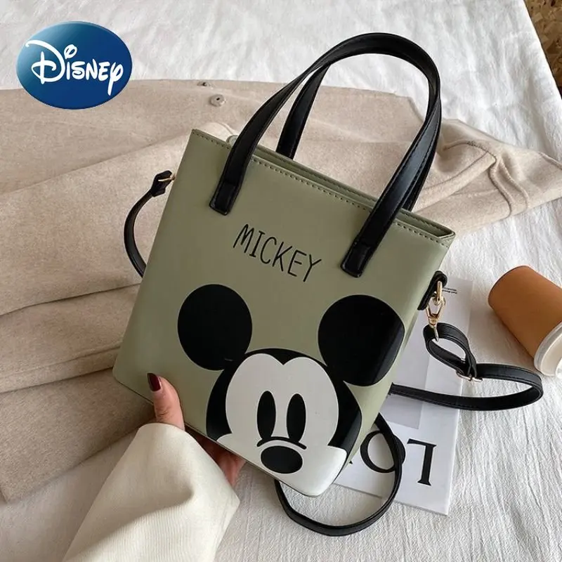 Disney Purse Shoulder Bag for Women Girls Cute Mickey Mouse Tote High Quality Handbag for Birthday Gift Free Shipping