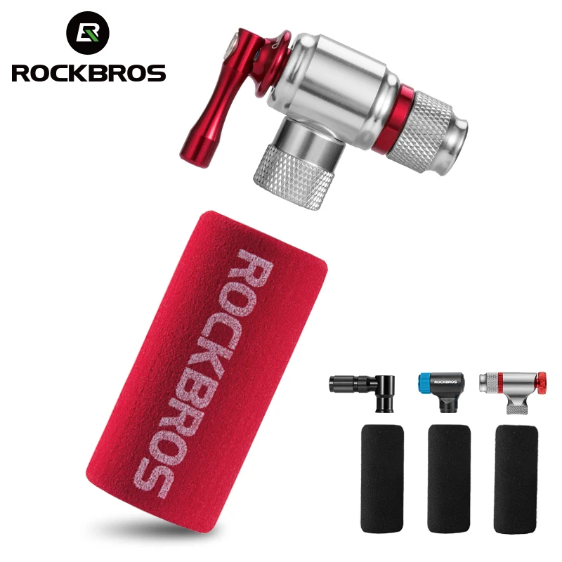 

Велосипедный мини-насос ROCKBROS CO2, воздушный насос с изолированной втулкой для горных велосипедов, шоссейных шаров, аксессуары для горных вел...