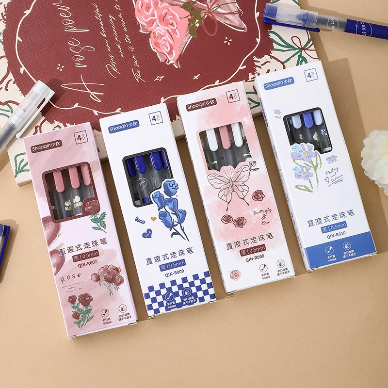 

Милые канцелярские принадлежности, школьные ручки для письма, аксессуары для офиса