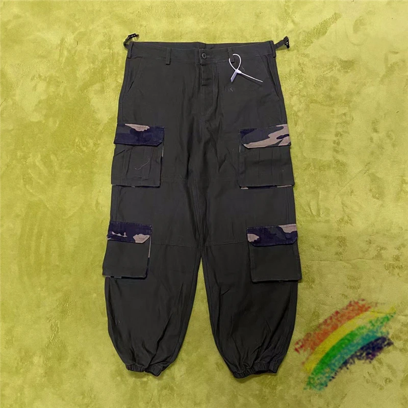 Multi-pocket Cargo Pants Men Women High Quality Drawstring High Street Tailoring Casual Pants Overalls