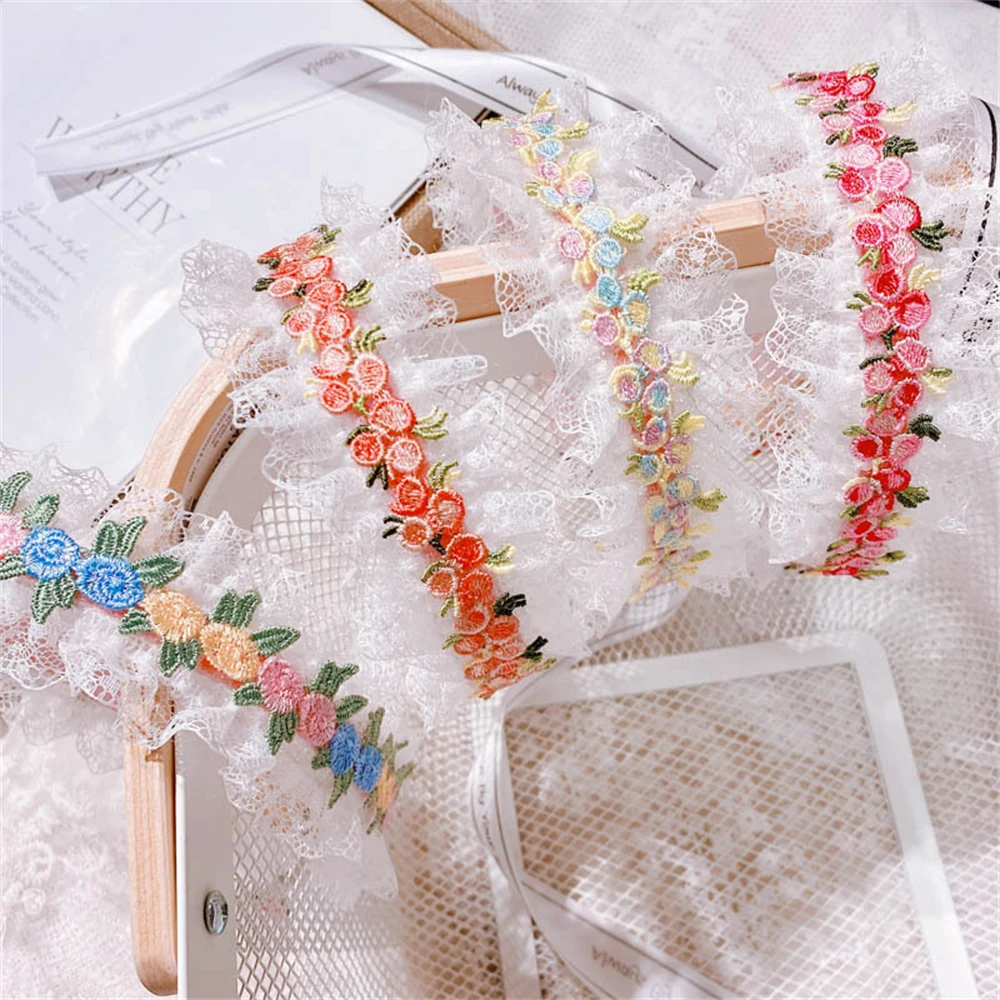 

Trendy Fragmented Lace Flower Headbands Sweet Women Makeup Bundled Hair Hairband Hair Accessories For Girls Headdress Wholesale